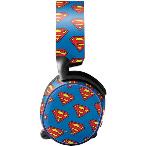 DC Comics Superman Logo Pattern SteelSeries Arctis 3 Skin
