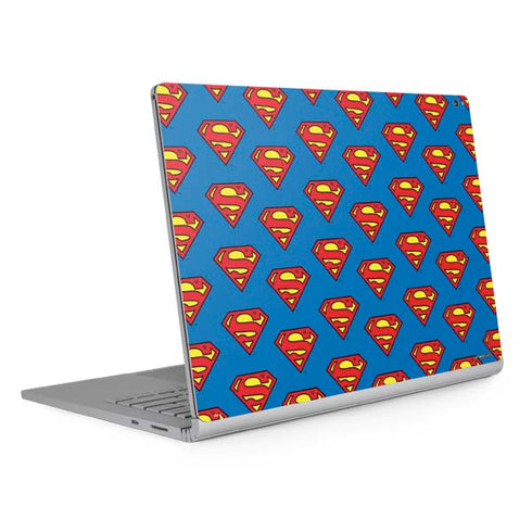 DC Comics Superman Logo Pattern Surface Book 2 15in Skin