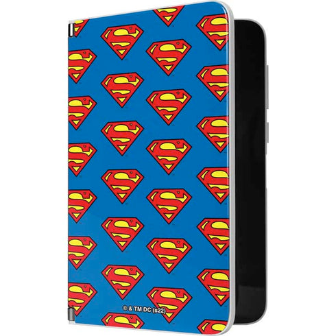 DC Comics Superman Logo Pattern Surface Duo Skin