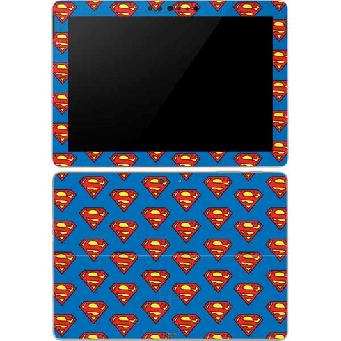 DC Comics Superman Logo Pattern Surface Go Skin