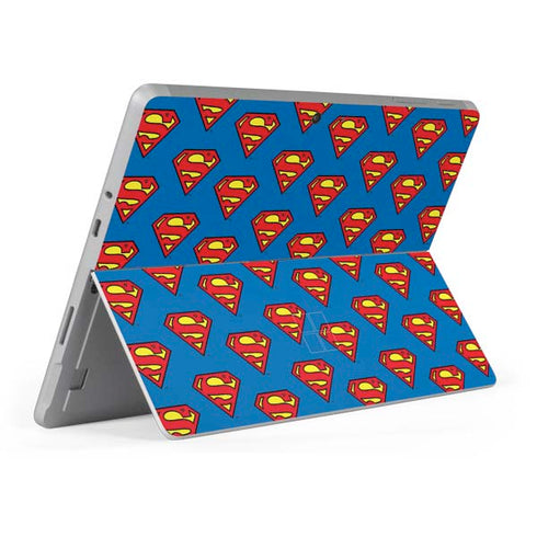 DC Comics Superman Logo Pattern Surface Go Skin