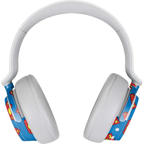 DC Comics Superman Logo Pattern Surface Headphones Skin