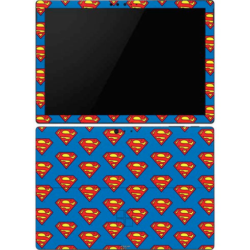 DC Comics Superman Logo Pattern Surface Pro 6 Skin
