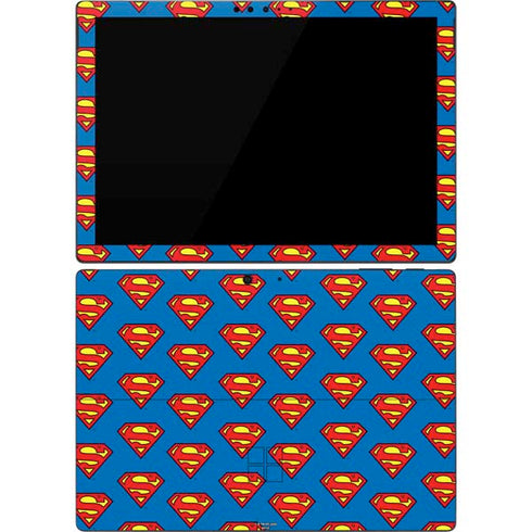 DC Comics Superman Logo Pattern Surface Pro 7 Skin