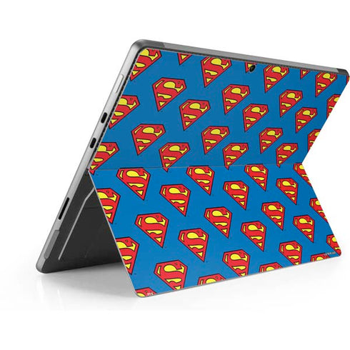 DC Comics Superman Logo Pattern Surface Pro 9 Skin