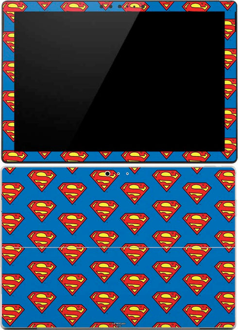 DC Comics Superman Logo Pattern Surface Pro (2017) Skin