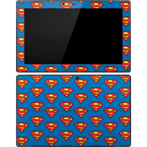 DC Comics Superman Logo Pattern Surface Pro Tablet Skin