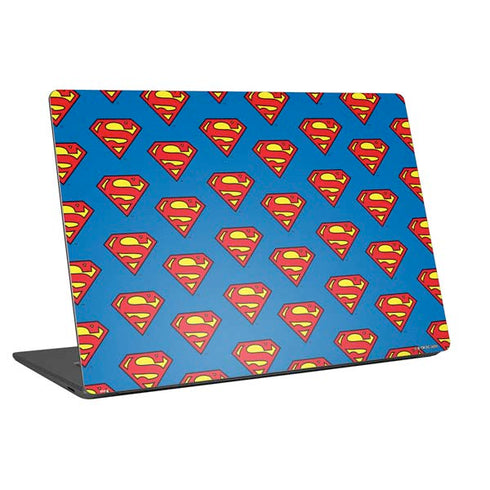 DC Comics Superman Logo Pattern Universal Laptop 12in (9.8 x 6.8in) Skin