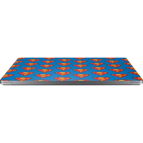 DC Comics Superman Logo Pattern Universal Laptop 16.6in (13.4 x 9.7in) Skin