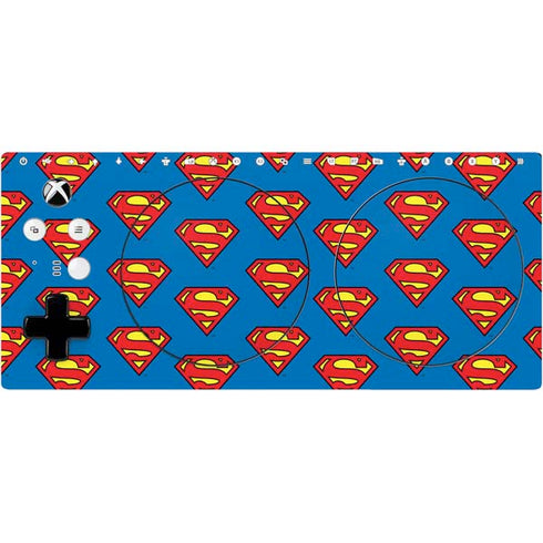 DC Comics Superman Logo Pattern Xbox Adaptive Controller Skin