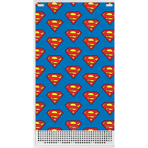 DC Comics Superman Logo Pattern Xbox Series S Bundle Skin