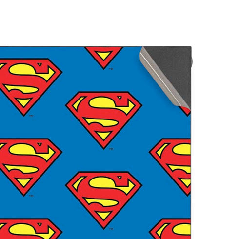 DC Comics Superman Logo Pattern Xbox Series X Console Skin
