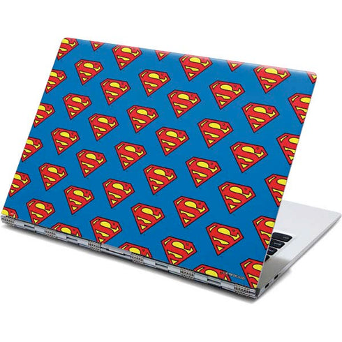 DC Comics Superman Logo Pattern Yoga 910 2-in-1 14in Touch-Screen Skin