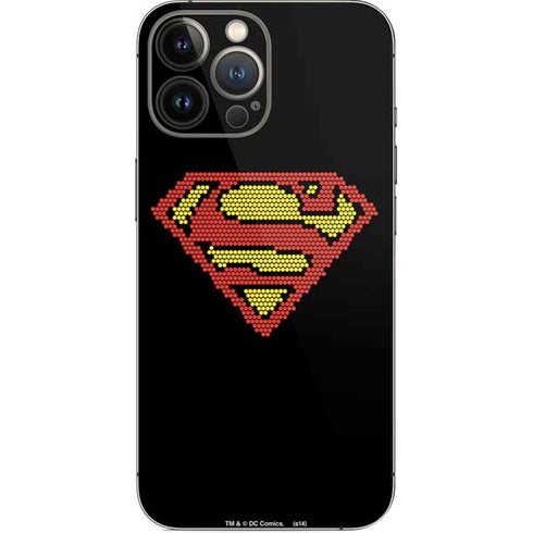 DC Comics Superman Logo Pixels iPhone 13 Pro Max Skin