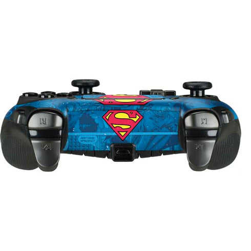 DC Comics Superman Logo Background Pattern PlayStation Scuf Vantage 2 Controller Skin