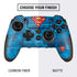 DC Comics Superman Logo Background Pattern PlayStation Scuf Vantage 2 Controller Skin