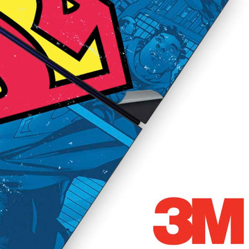 DC Comics Superman Logo Background Pattern PS4 Console and Controller Bundle Skin