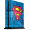 DC Comics Superman Logo Background Pattern PS4 Console Skin