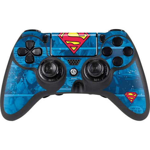 DC Comics Superman Logo Background Pattern PS4/PC SCUF Impact Controller Skin