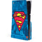 DC Comics Superman Logo Background Pattern PS5 Slim Disk Console Skin