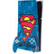 DC Comics Superman Logo Background Pattern PS5 Slim Digital Edition Bundle Skin