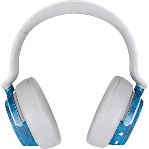 DC Comics Superman Logo Background Pattern Surface Headphones Skin