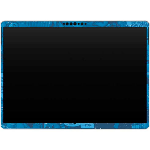 DC Comics Superman Logo Background Pattern Surface Pro 8 Skin