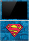 DC Comics Superman Logo Background Pattern Surface Pro (2017) Skin