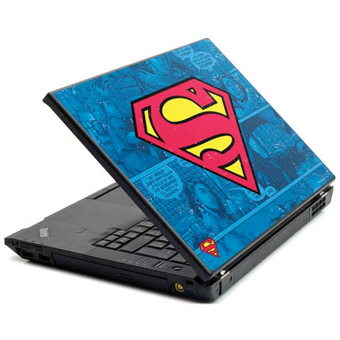 DC Comics Superman Logo Background Pattern T440s Skin