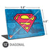 DC Comics Superman Logo Background Pattern Universal Laptop 12in (9.8 x 6.8in) Skin