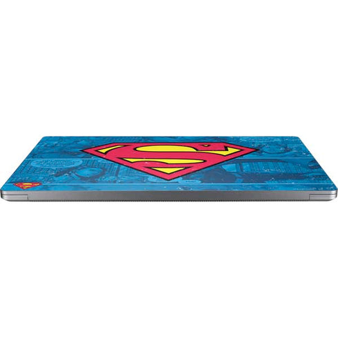 DC Comics Superman Logo Background Pattern Universal Laptop 13in (10.6 x 7.6in) Skin