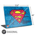 DC Comics Superman Logo Background Pattern Universal Laptop 17in (13.8 x 10in) Skin