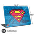 DC Comics Superman Logo Background Pattern Universal Laptop 18in (14.6 x 10.6in) Skin