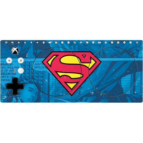 DC Comics Superman Logo Background Pattern Xbox Adaptive Controller Skin