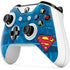 DC Comics Superman Logo Background Pattern Xbox One S All-Digital Edition Bundle Skin