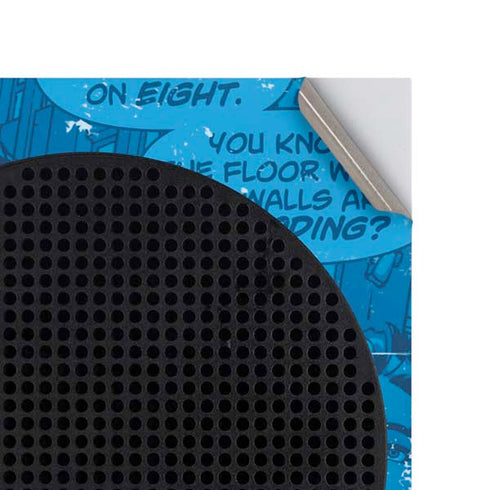 DC Comics Superman Logo Background Pattern Xbox Series S Console Skin