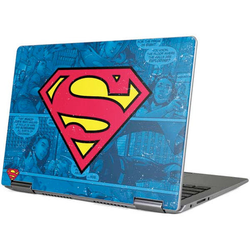 DC Comics Superman Logo Background Pattern Yoga 710 14in Skin