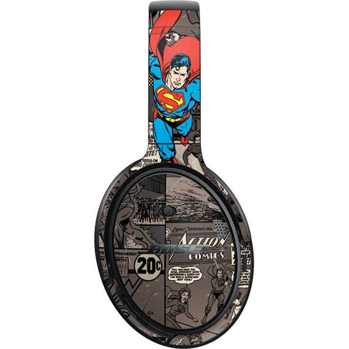 DC Comics Superman Vintage Action pose pattern Bose QuietComfort 35 II Headphones Skin