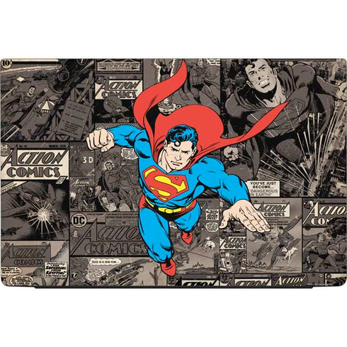 DC Comics Superman Vintage Action pose pattern Dell Vostro Skin