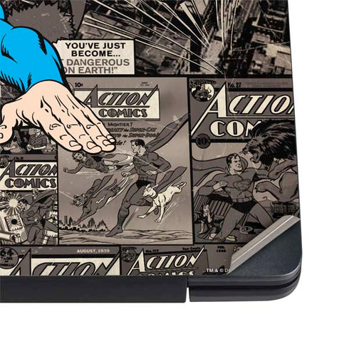 DC Comics Superman Vintage Action pose pattern Dell Vostro Skin