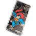 DC Comics Superman Vintage Action pose pattern Galaxy A12 Clear Case