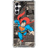 DC Comics Superman Vintage Action pose pattern Galaxy A15 5G Clear Case
