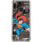 DC Comics Superman Vintage Action pose pattern Galaxy A30 Clear Case