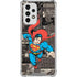 DC Comics Superman Vintage Action pose pattern Galaxy A33 5G Clear Case