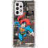 DC Comics Superman Vintage Action pose pattern Galaxy A53 5G Clear Case