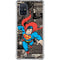 DC Comics Superman Vintage Action pose pattern Galaxy A71 5G Clear Case