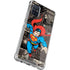 DC Comics Superman Vintage Action pose pattern Galaxy A71 5G Clear Case