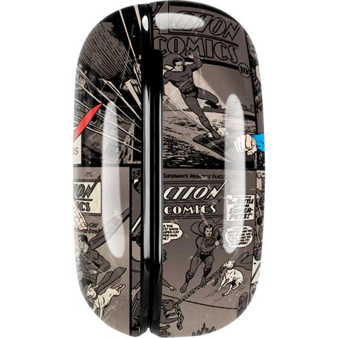 DC Comics Superman Vintage Action pose pattern Galaxy Buds Pro Skin