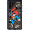 DC Comics Superman Vintage Action pose pattern Galaxy Note 10 Waterproof Case