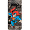 DC Comics Superman Vintage Action pose pattern Galaxy S10 Plus Skin